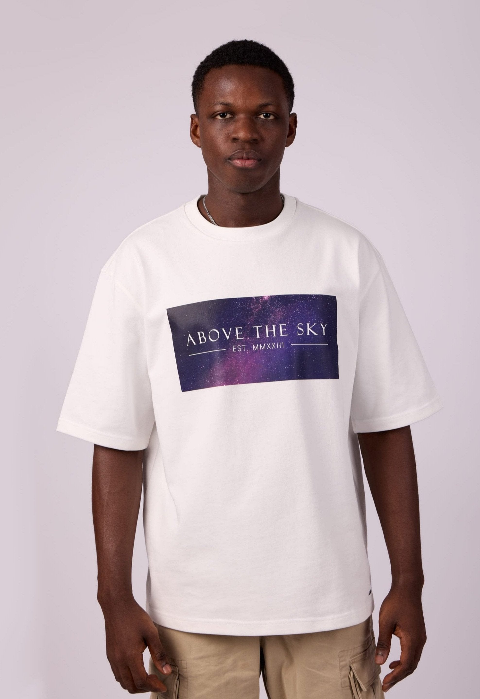 White Cosmic Adventure Tee